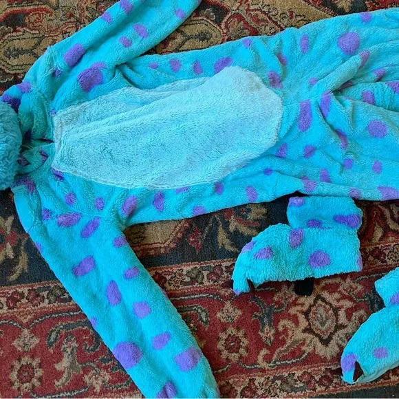 Disney Store Monster’s Inc Sulley Costume Pixar Monster University 7-8 - Picture 3 of 16